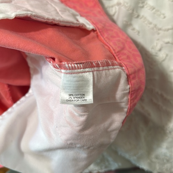 Le Tigre Pink Patterned Women’s Shorts With 5” Inseam Size 10 - Picture 4 of 8